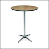 Poseur table (timber top)