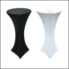 Poseur table with spandex cloth